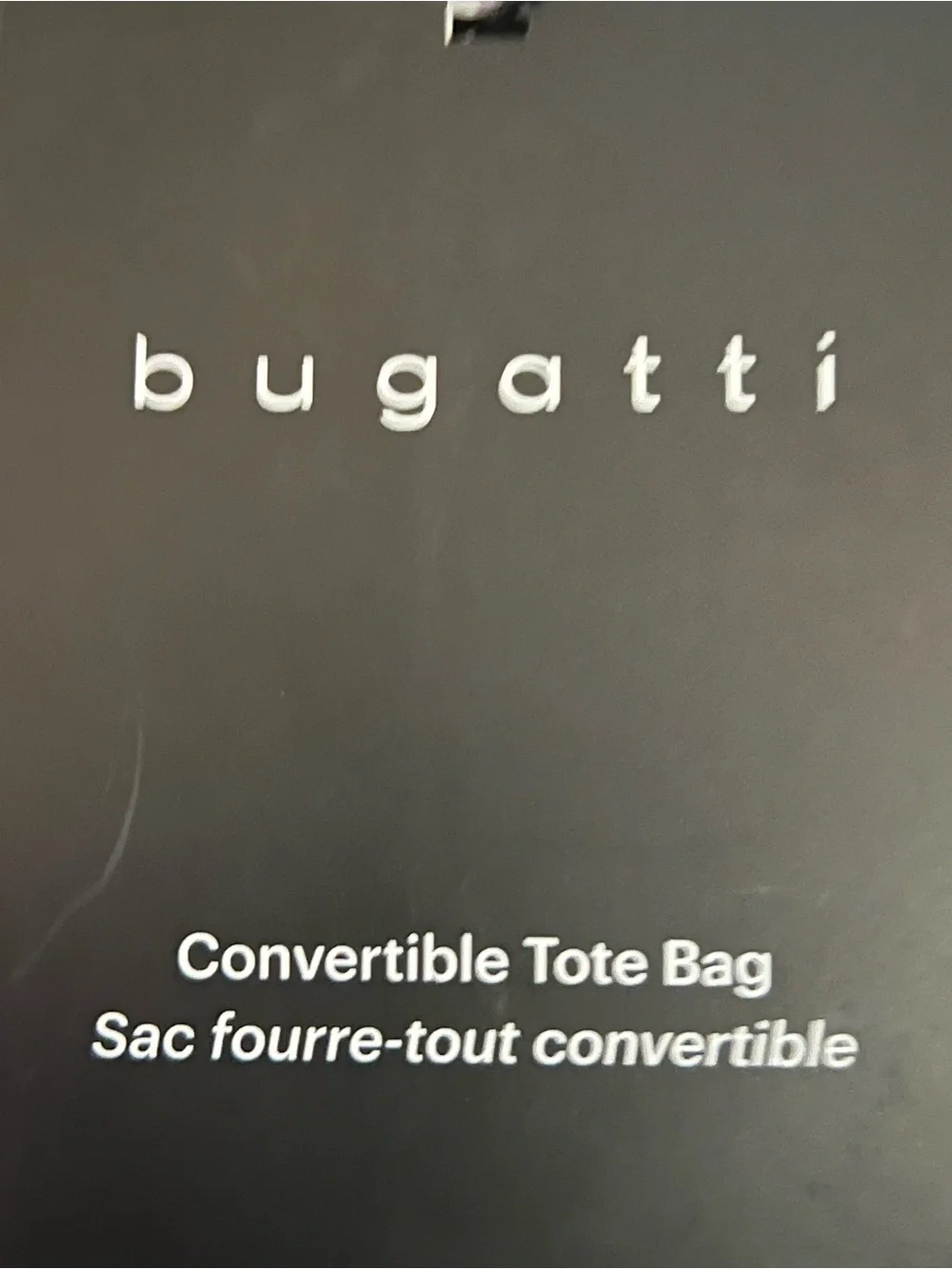 Bugatti Black Convertible Tote-to-Backpack